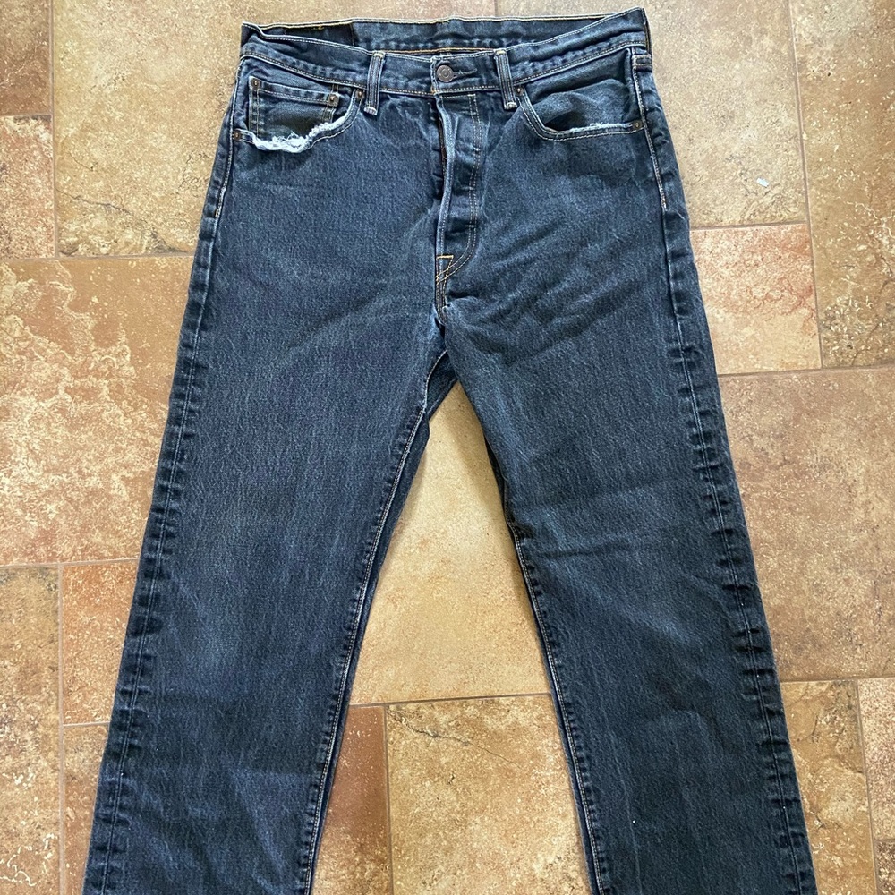 Levi’s Black Straight Leg Jeans